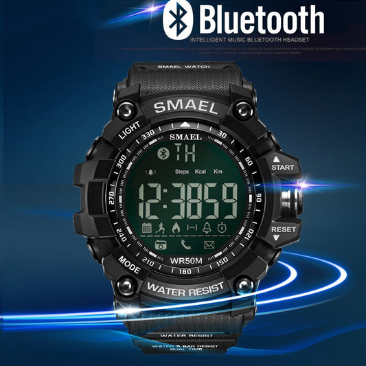 Mens Chronograph Army Military Multifunction Waterproof LED Digital Smart Watch