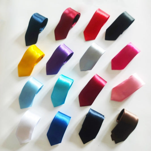 8cm Monochrome Solid Color Tie